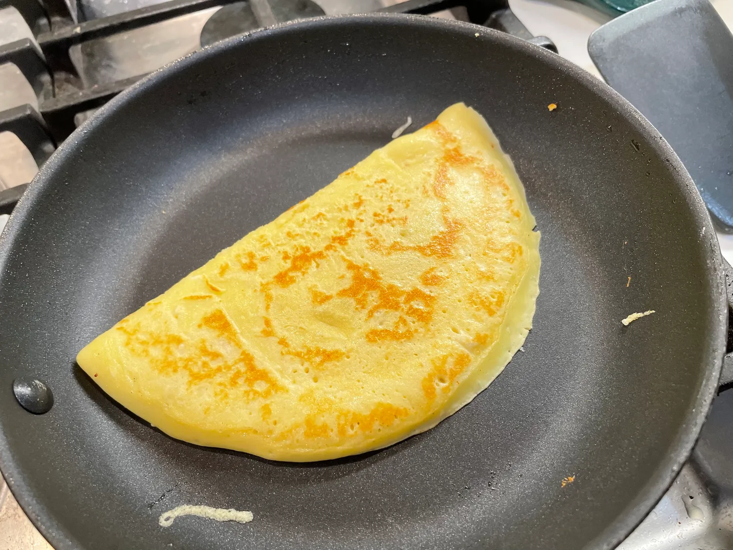 Crepe in a pan